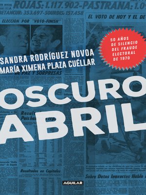 cover image of Oscuro abril